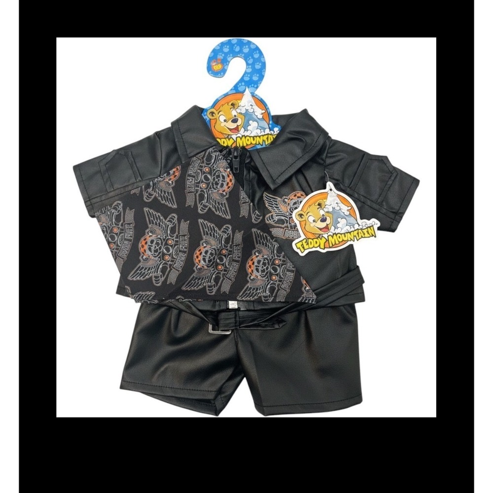 Teddy Mountain Biker Outfit 16 inch Plush Clothes Jacket Pants Bandana 2183 NEW